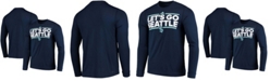 adidas Men's Deep Sea Blue Seattle Kraken Dassler AEROREADY Creator Long Sleeve T-shirt